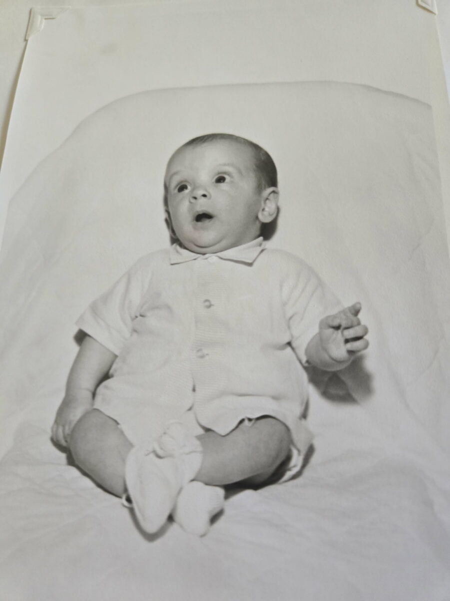 John Schneider as a baby